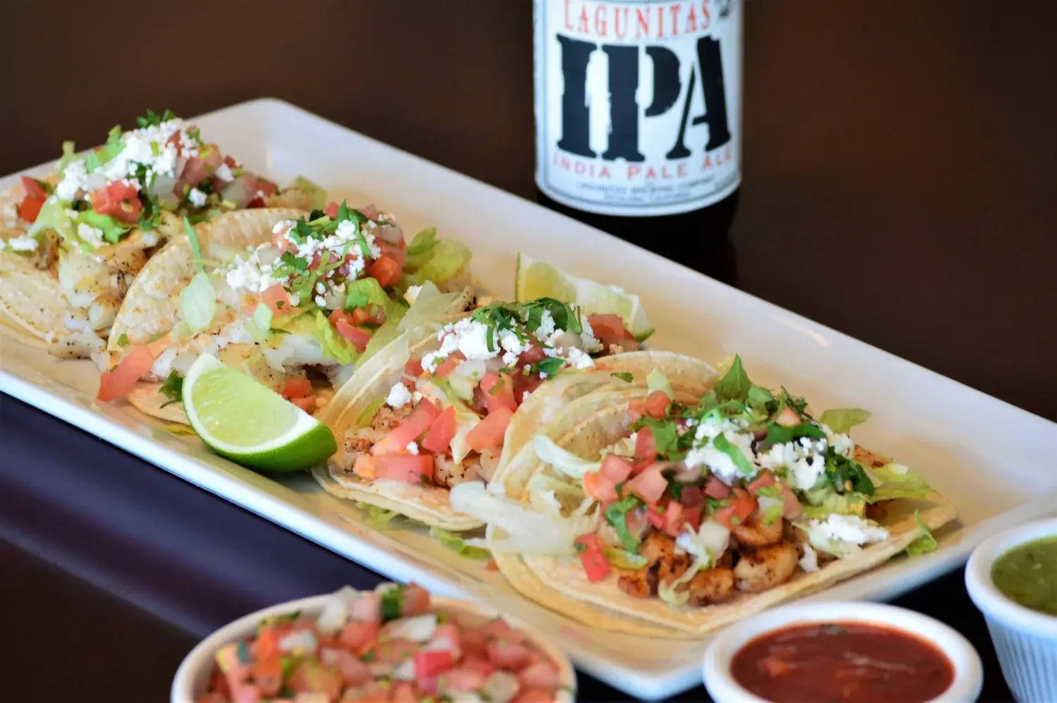 Fish tacos at Del Valle Mexican Restaurant
