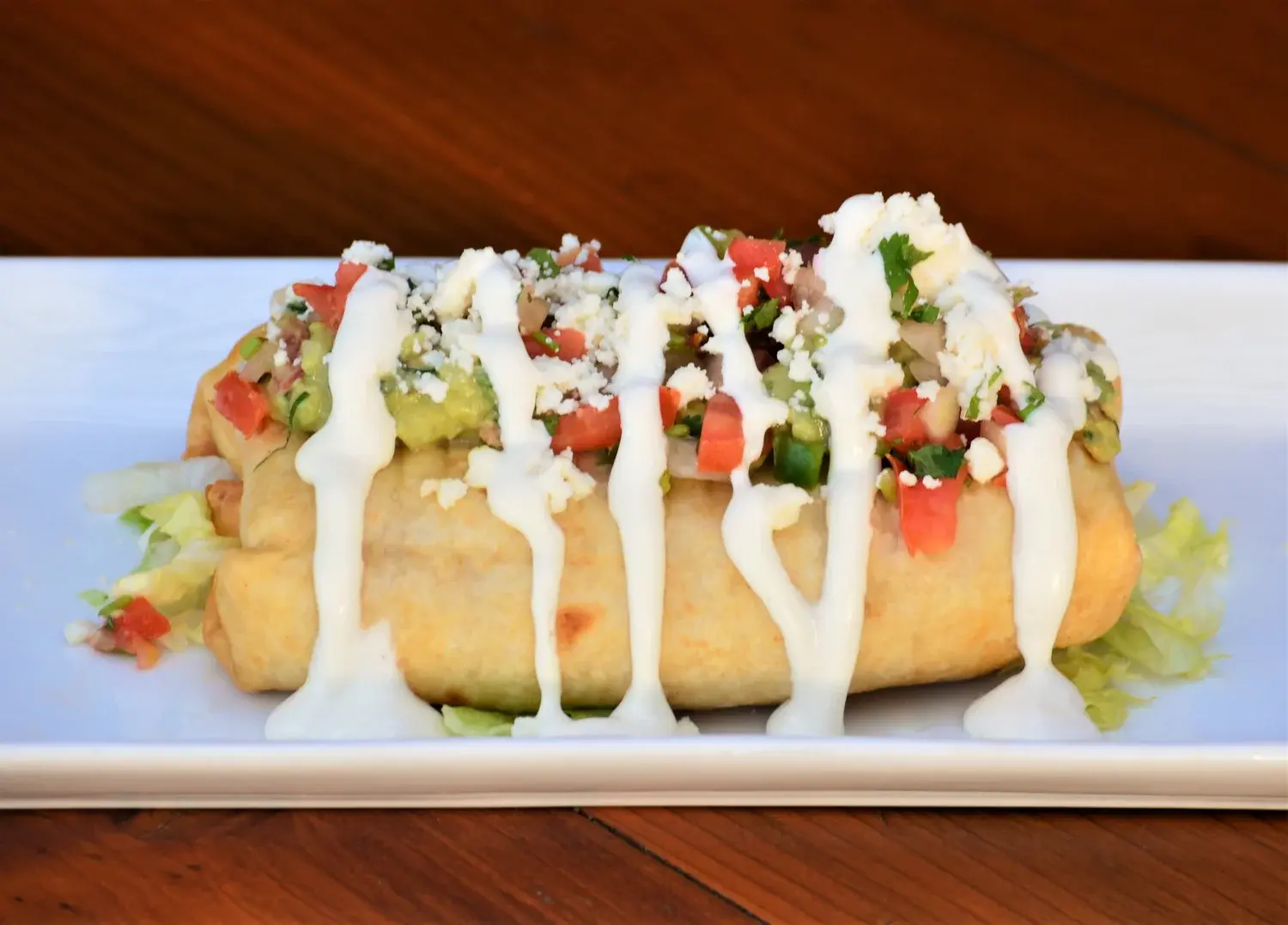 Chimichanga at Del Valle Mexican Restaurant