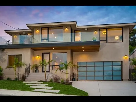 Modern elevation — Finished at dusk, by Angel Brothers