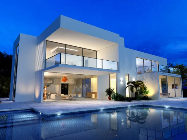 Contemporary home — Clean acrylic finish, by Angel Brothers